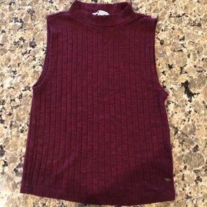High neck sleeveless top